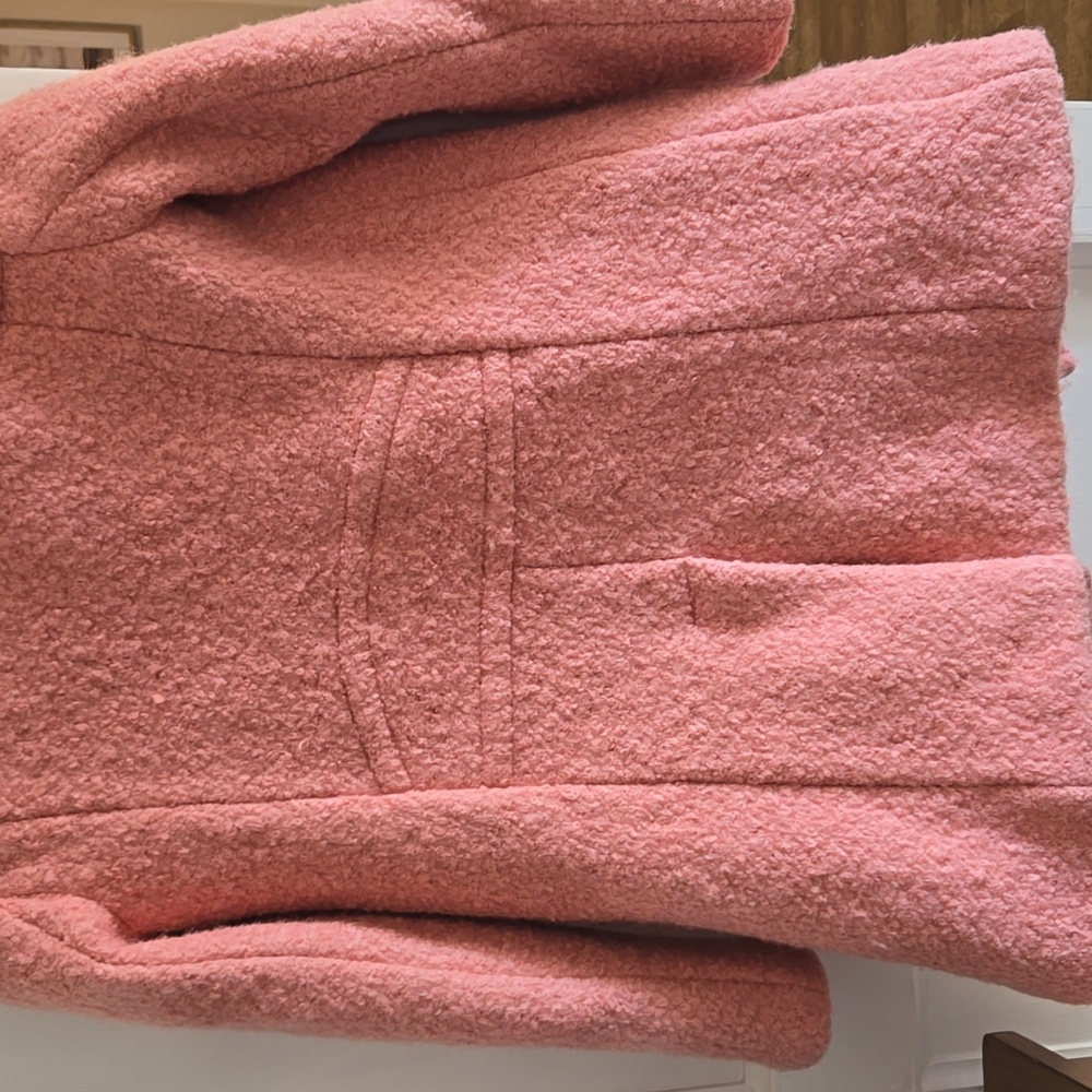 LOFT Women's Pink Teddy Jacket - Picture 13 of 16